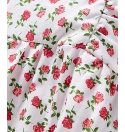 Janie and Jack Baby Pajamas|Petite Plume-Infants Ruffled Romper in petite petals