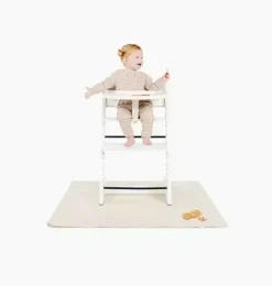 Janie and Jack Feeding Accessories|High Chairs-High Chair Mat ivory