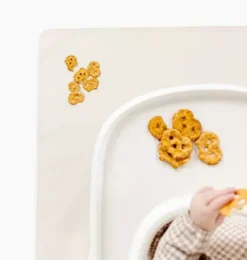 Janie and Jack Feeding Accessories|High Chairs-High Chair Mat ivory