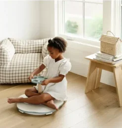 Janie and Jack Playroom-Sit and Spin ivory