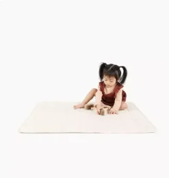 Janie and Jack Playroom|Baby Activity-Square Quilted Mat ivory