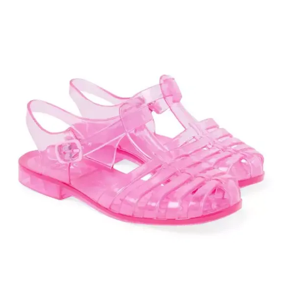 Janie and Jack Shoes|Accessories-Jelly Fisherman Sandal light pink