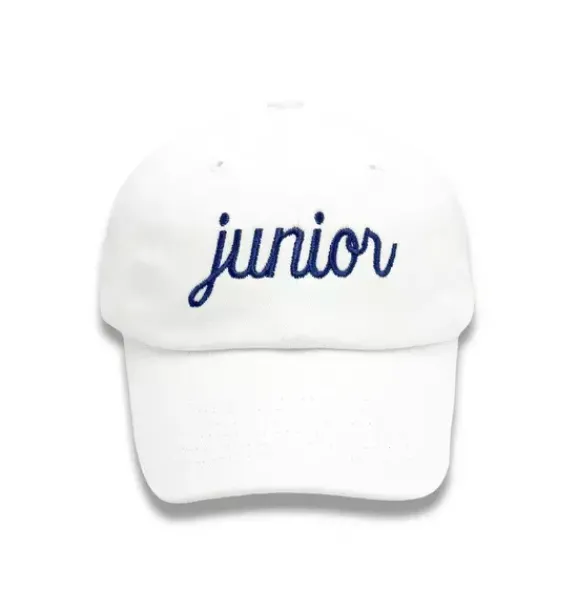 Janie and Jack Kids Accessories-Junior Baseball Hat white