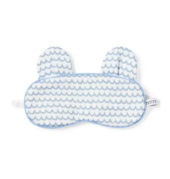 Janie and Jack Kids Accessories|Petite Plume-Kid's Bear-y Sleep Mask in la mer