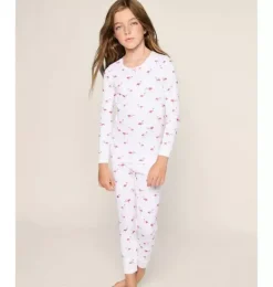 Janie and Jack Petite Plume|Kids Pajamas-Kids Pima Snug Fit Pajama Set in flamingos