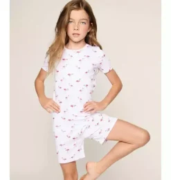 Janie and Jack Kids Pajamas|Petite Plume-Kid's Pima Snug Fit Short Pajama Set in flamingos