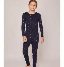 Janie and Jack Petite Plume|Kids Pajamas-Kid's Snug Fit Pajama Set in portsmouth anchors