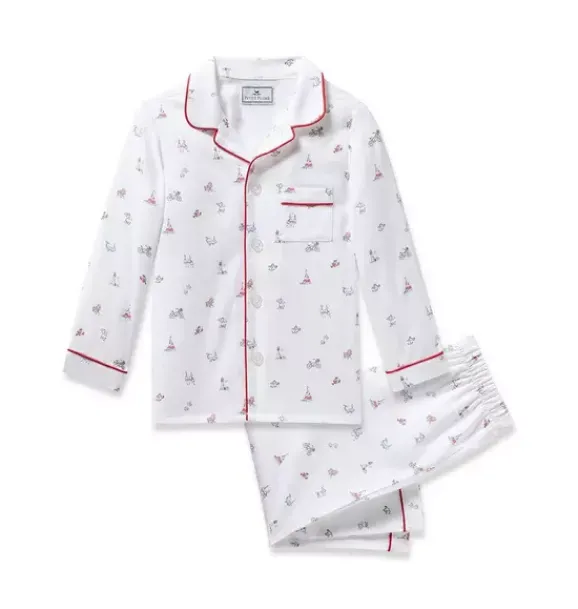 Janie and Jack Kids Pajamas|Petite Plume-Kid's Twill Pajama Set in coastal charms