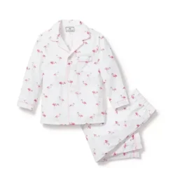 Janie and Jack Kids Pajamas|Petite Plume-Kid's Twill Pajama Set in flamingos