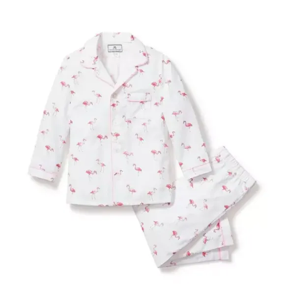 Janie and Jack Kids Pajamas|Petite Plume-Kid's Twill Pajama Set in flamingos