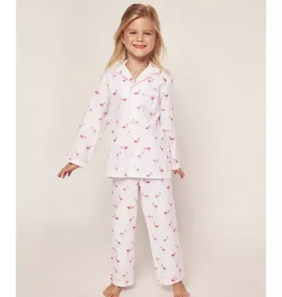 Janie and Jack Kids Pajamas|Petite Plume-Kid's Twill Pajama Set in flamingos