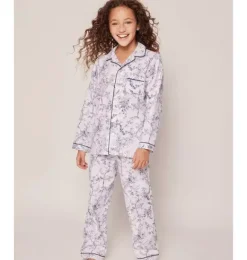 Janie and Jack Kids Pajamas|Petite Plume-Kid's Twill Pajama Set in blue timeless toile