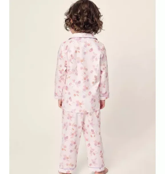 Janie and Jack Petite Plume|Kids Pajamas-Kid's Twill Pajama Set in seashell splendor