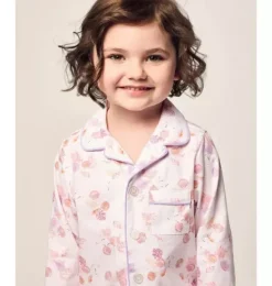 Janie and Jack Petite Plume|Kids Pajamas-Kid's Twill Pajama Set in seashell splendor