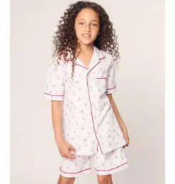 Janie and Jack Kids Pajamas|Petite Plume-Kid's Twill Short Pajama Set in coastal charms
