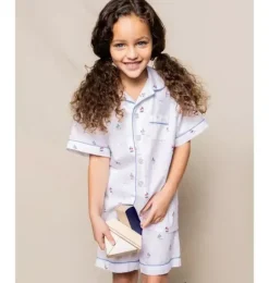 Janie and Jack Kids Pajamas|Petite Plume-Kid's Twill Short Pajama Set in bateau