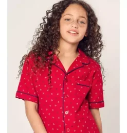 Janie and Jack Kids Pajamas|Petite Plume-Kid's Twill Short Set in anchors away