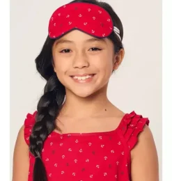 Janie and Jack Kids Accessories|Petite Plume-Kid's Twill Sleep Mask in anchors away