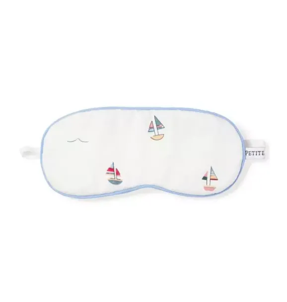 Janie and Jack Kids Accessories|Petite Plume-Kid's Twill Sleep Mask in bateau