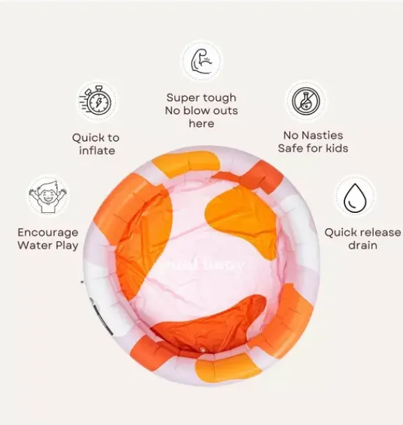 Janie and Jack Beach And Pool|Accessories-Kinky Splash Inflatable Pool multi