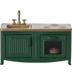 Janie and Jack Dolls-Kitchen, Mouse - dark green