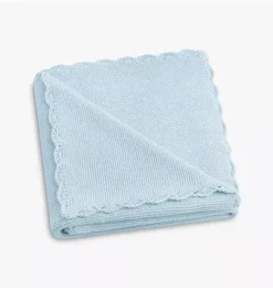 Janie and Jack Nursery|Blankets And Quilts-Knit Blanket - blue