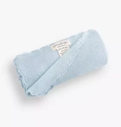 Janie and Jack Nursery|Blankets And Quilts-Knit Blanket - blue