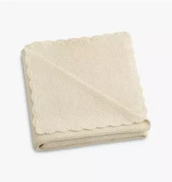 Janie and Jack Nursery|Blankets And Quilts-Knit Blanket - ivory