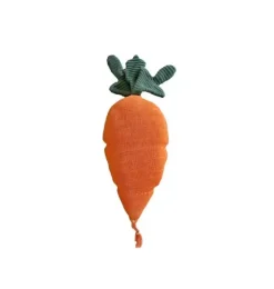 Janie and Jack Decorative Pillows And Throws-Knitted Cushion Cathy the Carrot orange