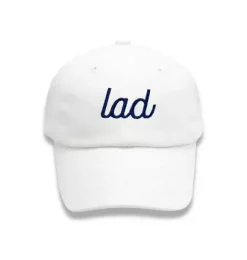 Janie and Jack Kids Accessories-Lad Baseball Hat white