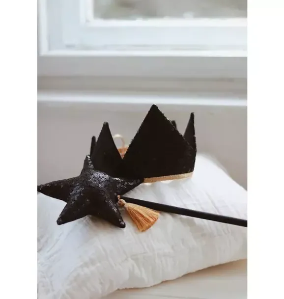Janie and Jack Kids Accessories|Dress Up-“” Crown black sequins