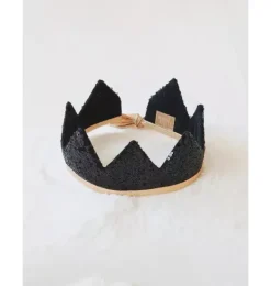 Janie and Jack Kids Accessories|Dress Up-&ldquo;&rdquo; Fairy Tale Crown black sequins