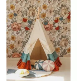 Janie and Jack Bedroom Furniture-“” Teepee Tent with Frills circus