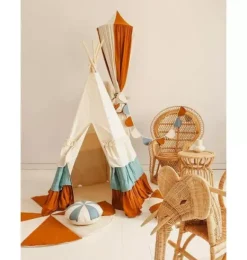 Janie and Jack Bedroom Furniture-“” Teepee Tent with Frills circus