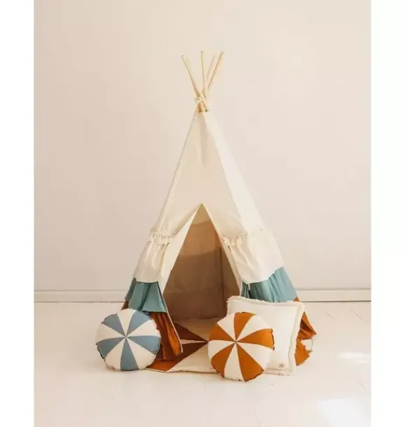 Janie and Jack Bedroom Furniture-“” Teepee Tent with Frills circus