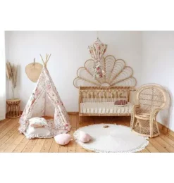 Janie and Jack Playroom|Bedroom Furniture-&ldquo;&rdquo; Teepee Tent flower power