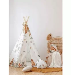 Janie and Jack Bedroom Furniture|Playroom-“” Teepee and Round Mat Set forest friends