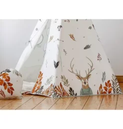 Janie and Jack Bedroom Furniture|Playroom-“” Teepee and Round Mat Set forest friends