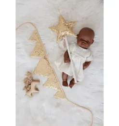Janie and Jack Kids Accessories|Dress Up-&ldquo;&rdquo; Crown and Wand Magic Set gold sequins