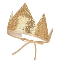 Janie and Jack Kids Accessories|Dress Up-&ldquo;&rdquo; Crown and Wand Magic Set gold sequins