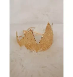Janie and Jack Kids Accessories|Dress Up-“” Crown gold sequins