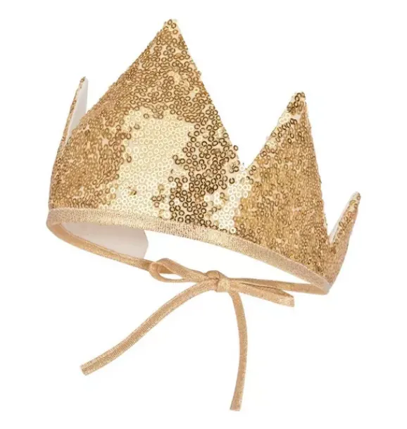 Janie and Jack Kids Accessories|Dress Up-“” Crown gold sequins