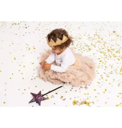 Janie and Jack Dress Up-&ldquo;&rdquo; Fairy-tale Crown gold sequins