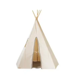 Janie and Jack Bedroom Furniture|Playroom-&ldquo;&rdquo; Teepee Tent with Pompoms grey pompoms