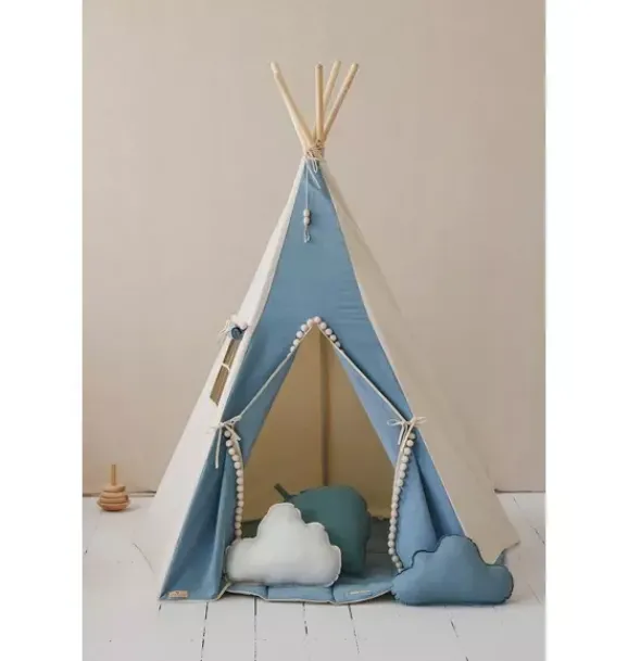 Janie and Jack Bedroom Furniture|Playroom-“” Teepee Tent with Pompoms jeans