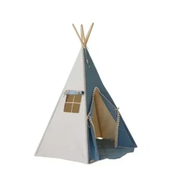 Janie and Jack Bedroom Furniture|Playroom-&ldquo;&rdquo; Teepee with Pompoms and Round Mat Set jeans