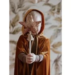 Janie and Jack Kids Accessories|Dress Up-&ldquo;Little Riding Hood&rdquo; Magic Cape gold