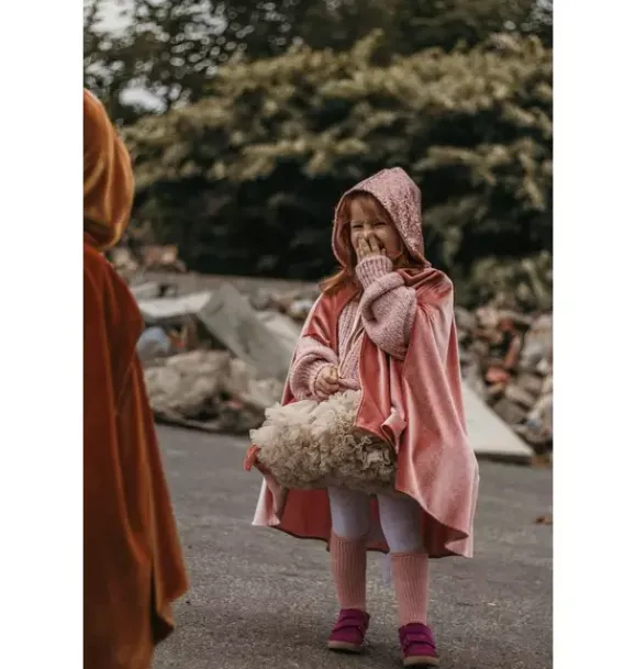 Janie and Jack Dress Up|Kids Accessories-“Little Riding Hood” Magic Cape pink