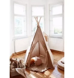 Janie and Jack Playroom|Bedroom Furniture-&ldquo;&rdquo; Teepee Tent natural linen