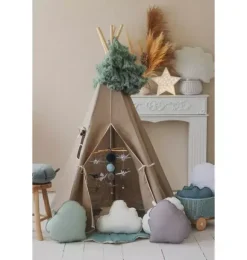 Janie and Jack Playroom|Bedroom Furniture-&ldquo;&rdquo; Teepee Tent natural linen
